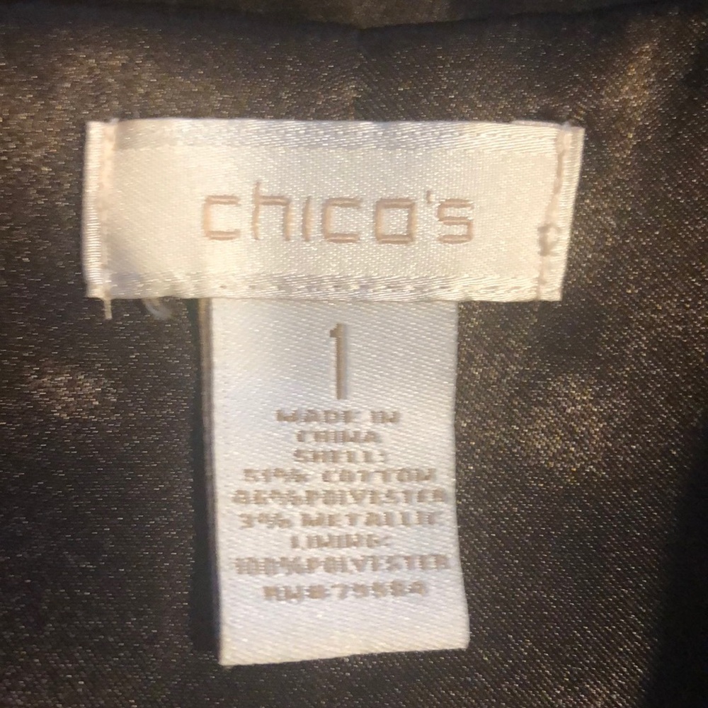 Brown metallic jacket